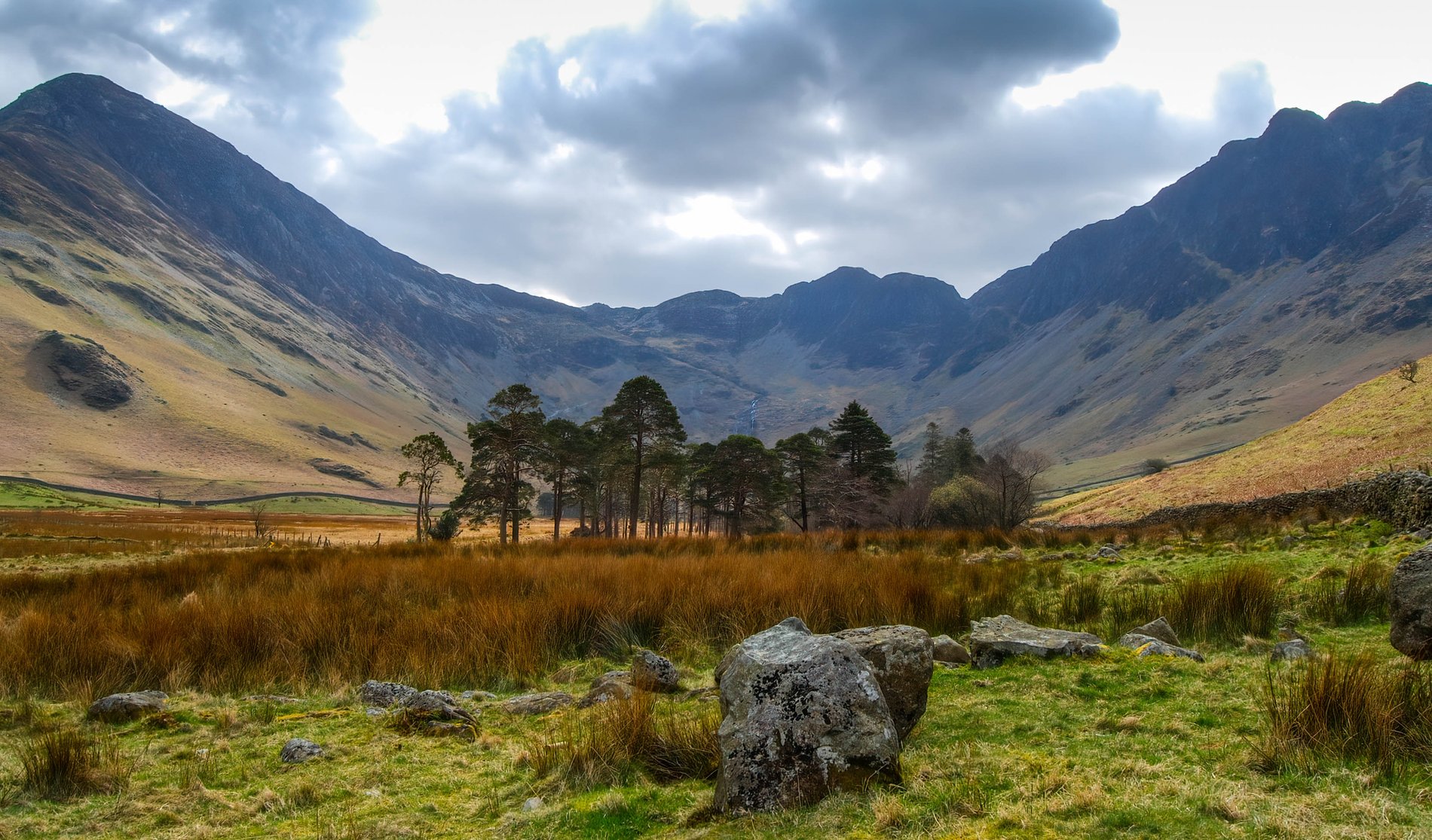 Autumn Valley at Gatesgarth, Lake District
