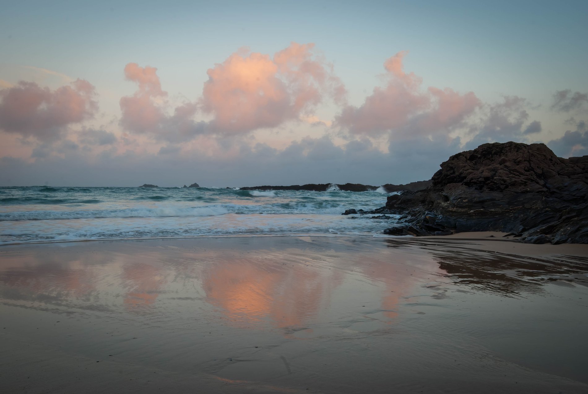 Treyarnon Bay at Sunrise, Cornwall