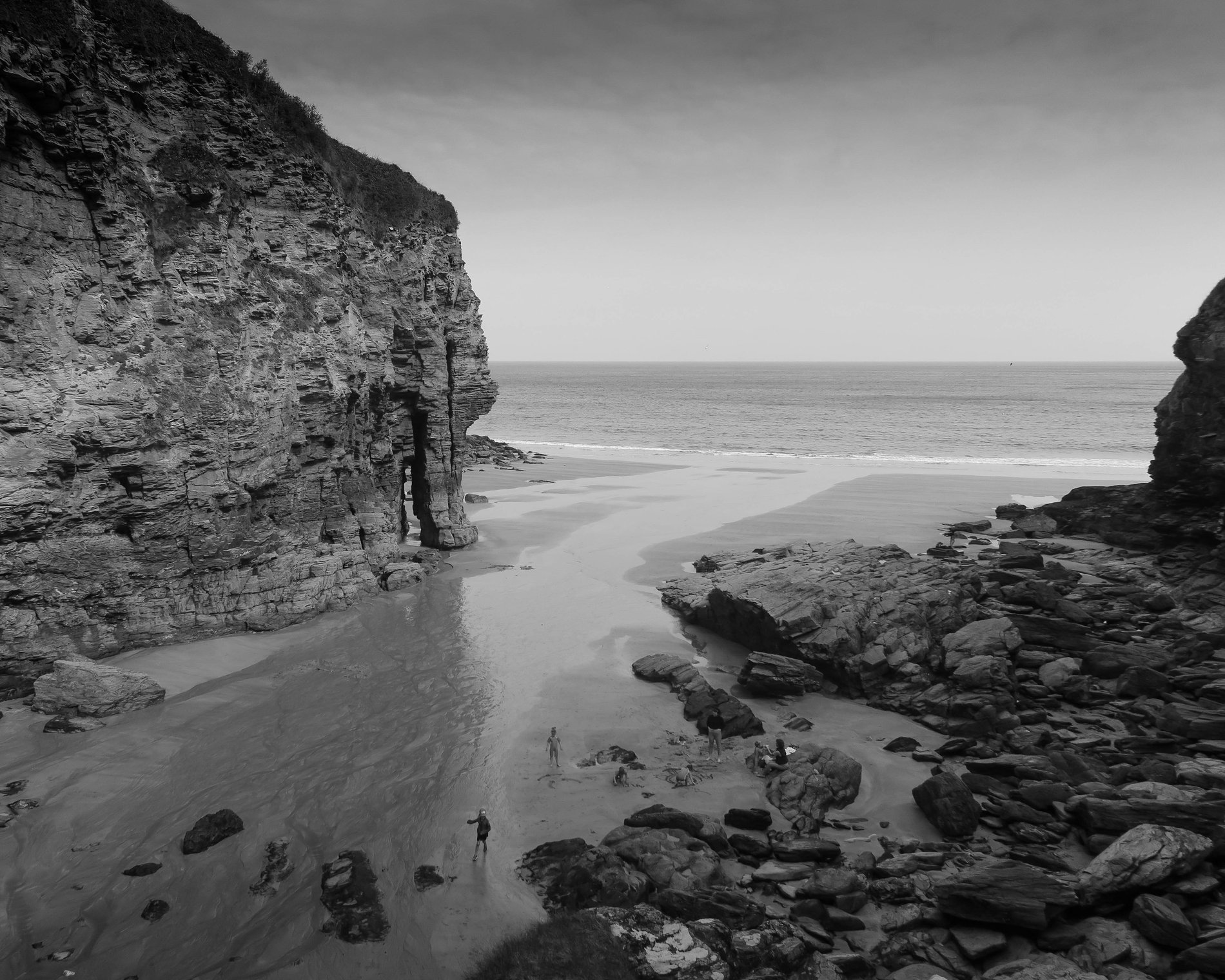 Bossiney Cove from the Clifftop, Cornwall