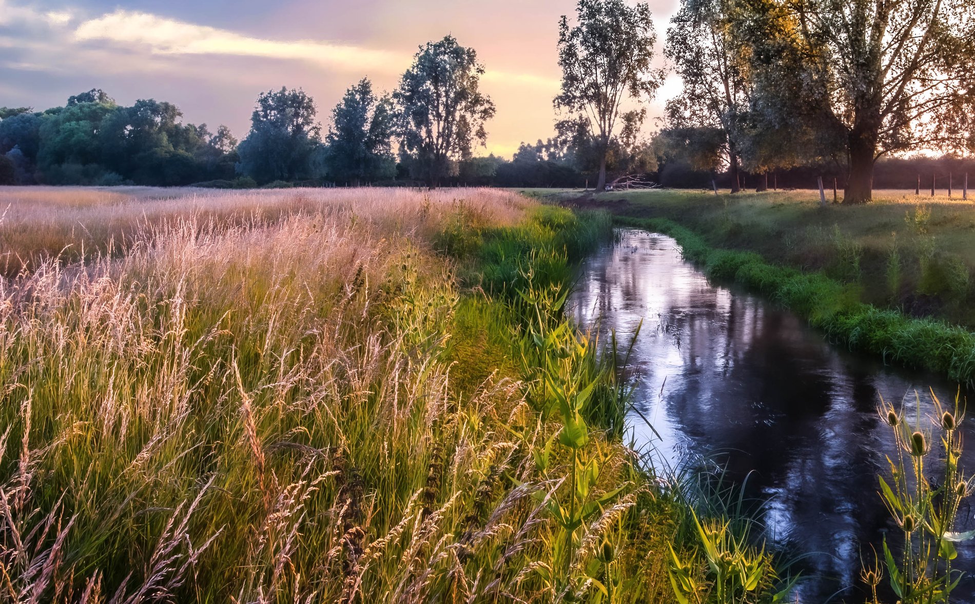 Sunrise at Chub Stream, St Ives
