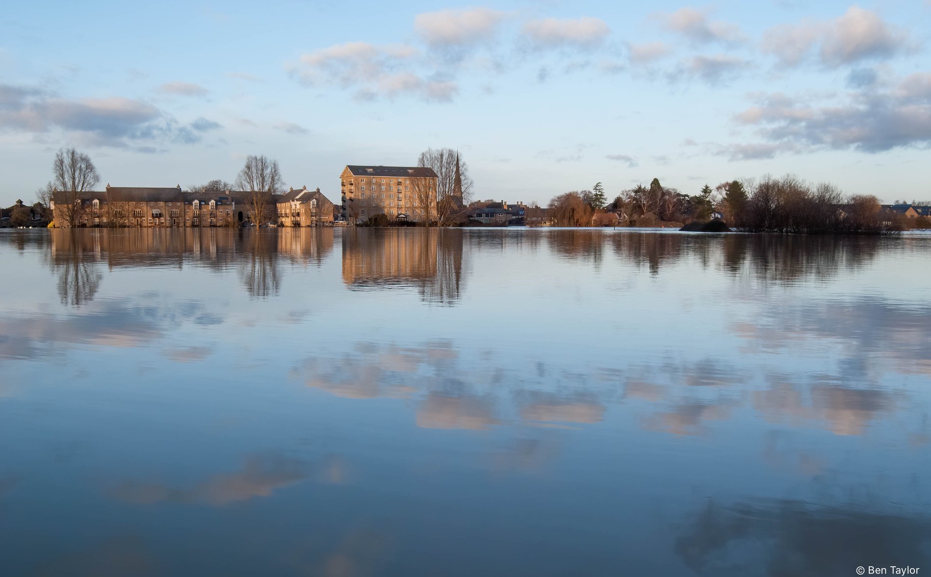 Winter Floods at St Ives, Cambridgeshire