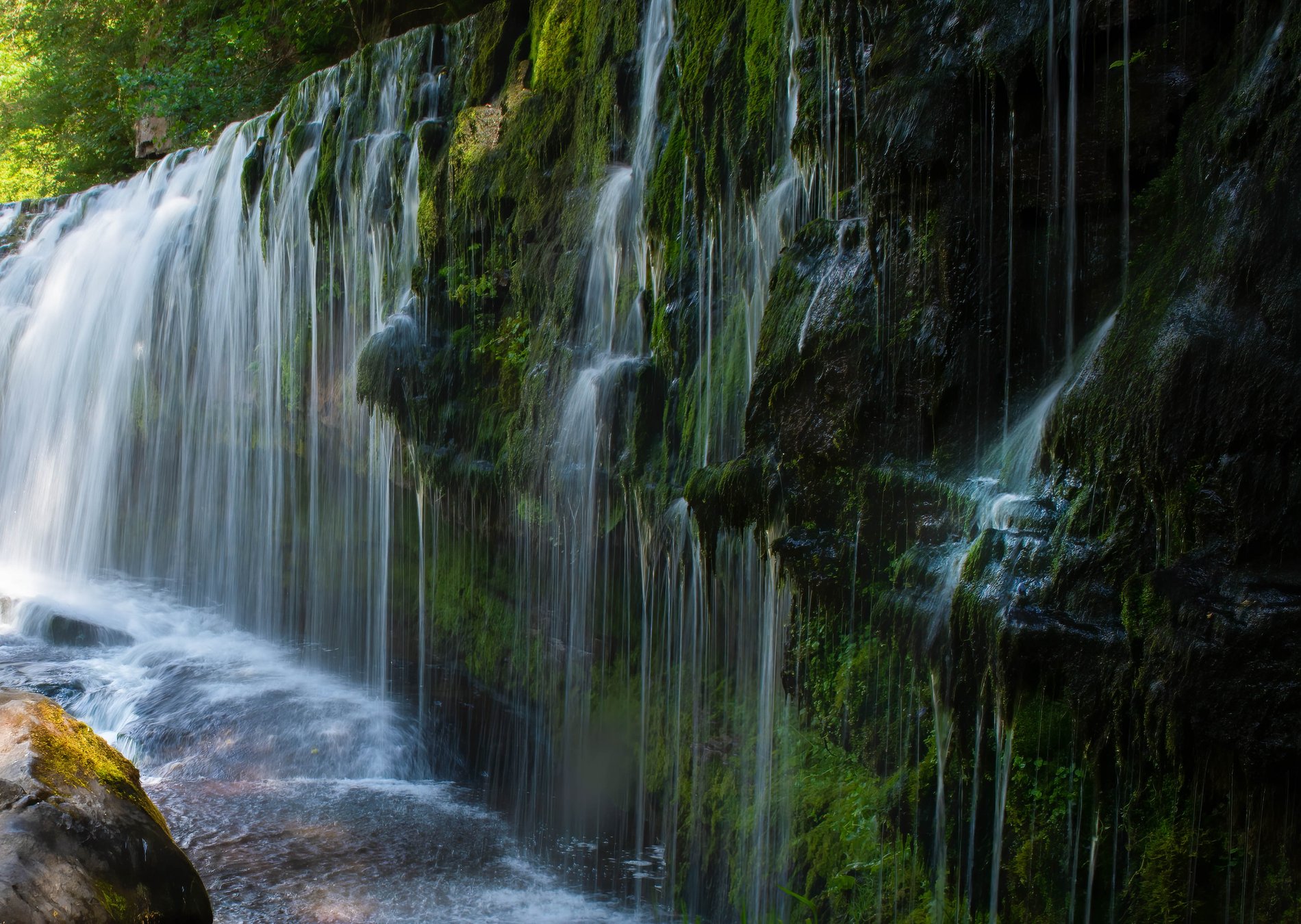 Sgwd Clun Gwyn Waterfall, Brecon Beacons