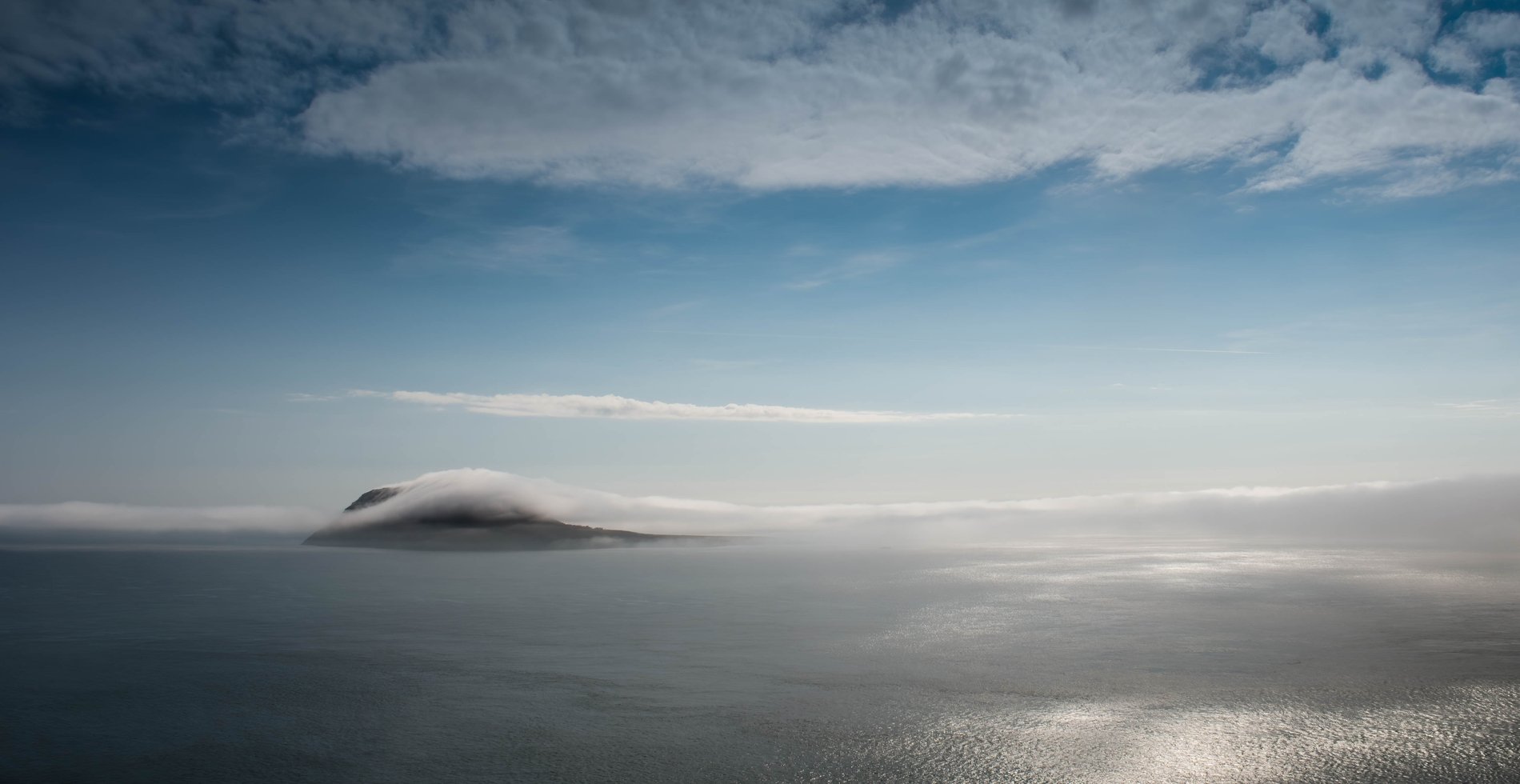 Sunset over Bardsey Island, Wales