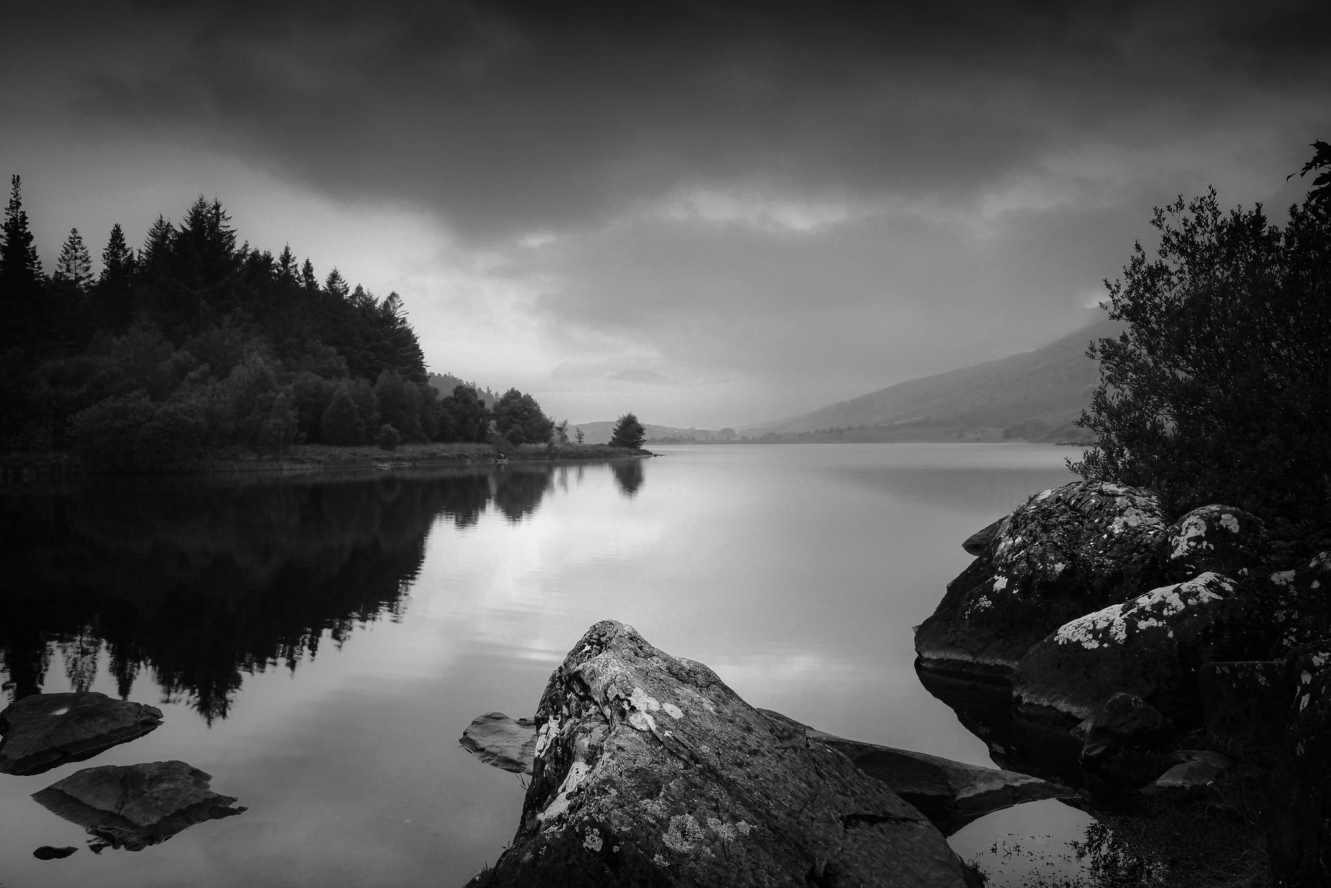 Dawn at Llynnau Mymbyr, Snowdonia