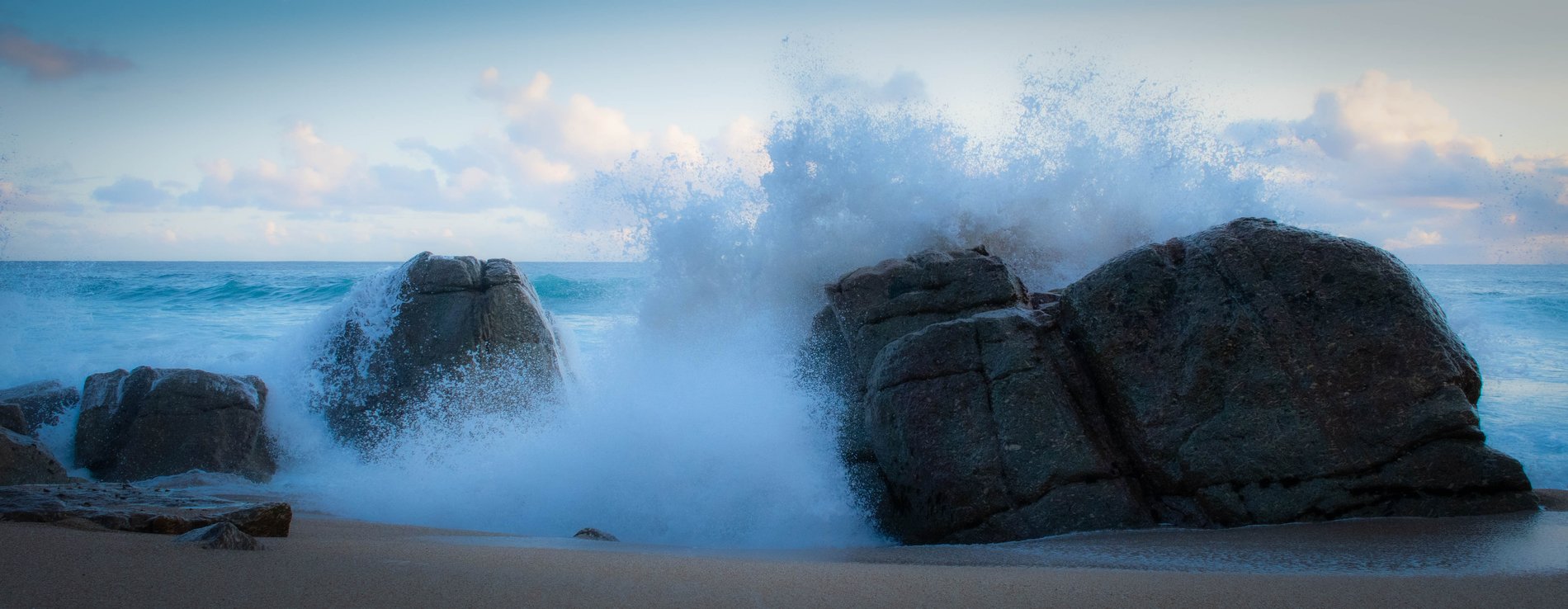 Porthchapel Cove, October Storm