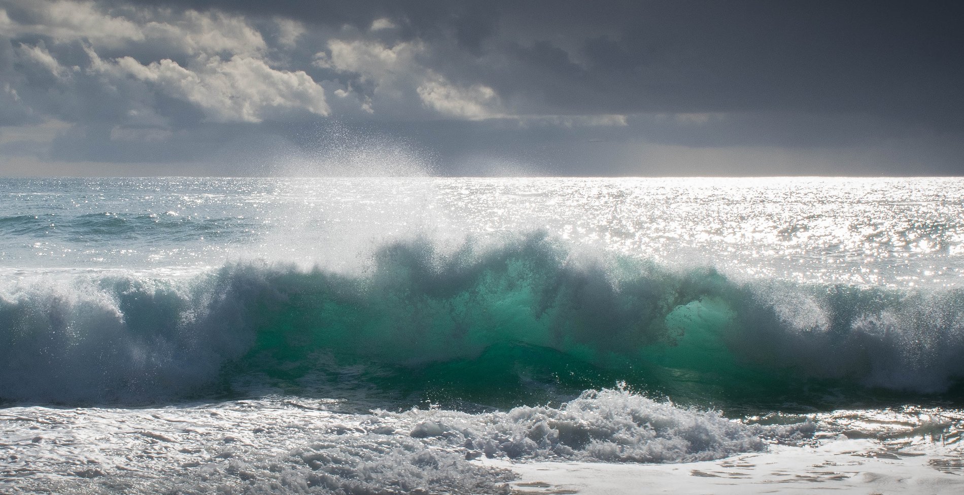 Storm Waves at Porthcurno, Cornwall