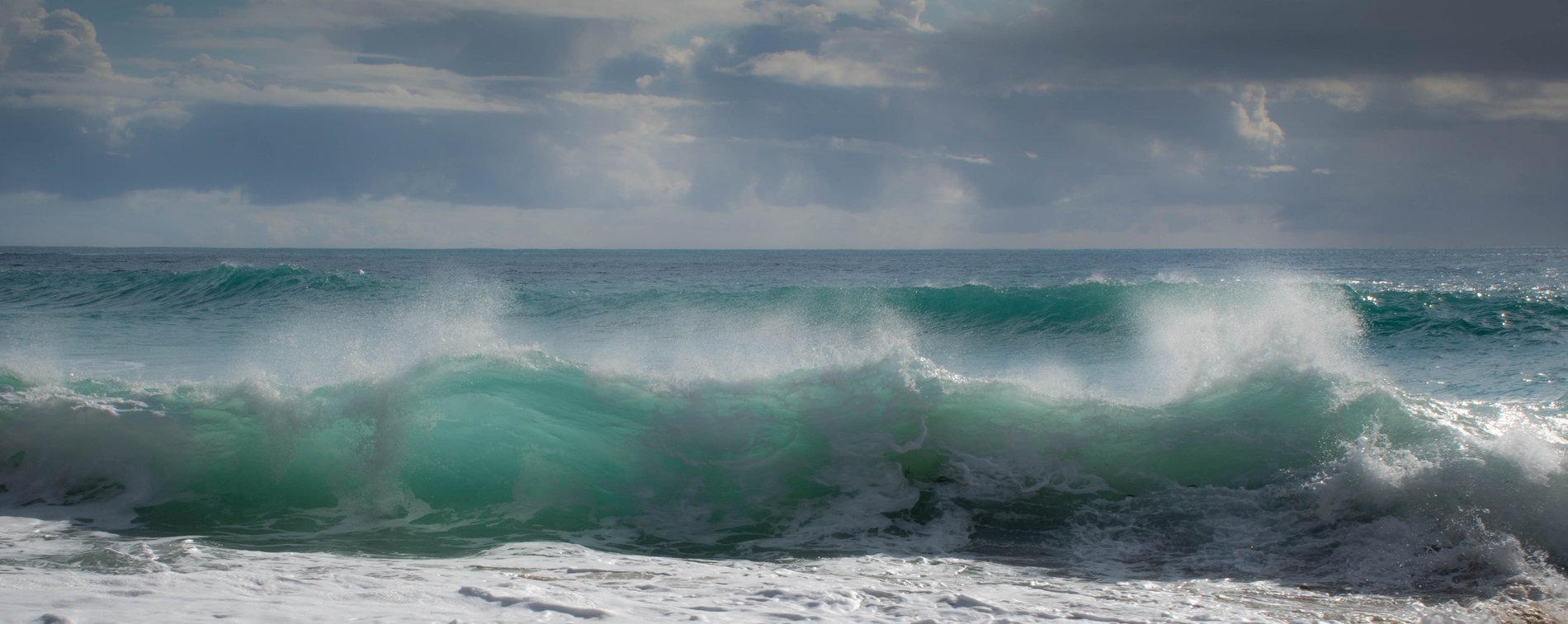 Porthcurno in Storm, Cornwall