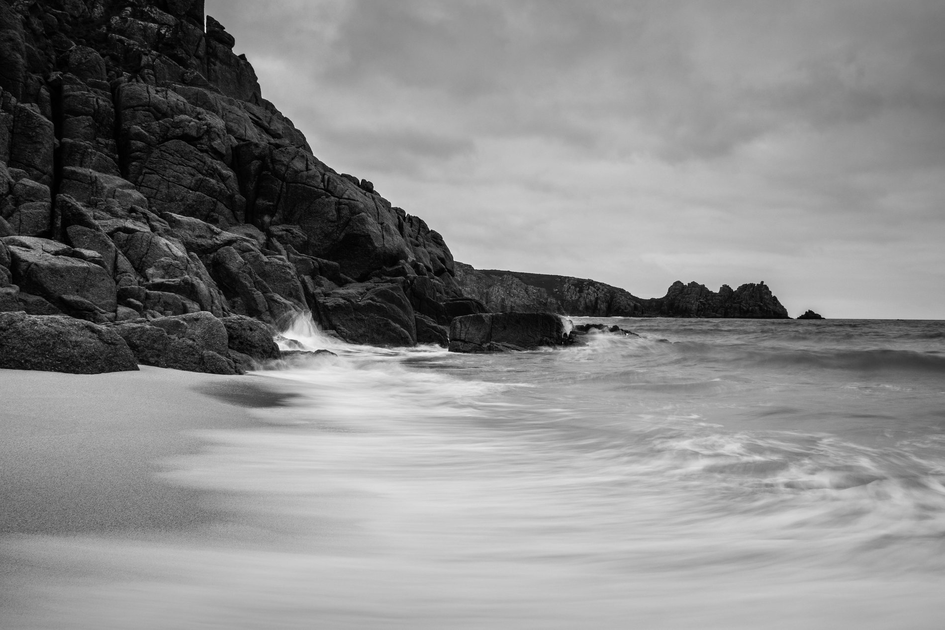 Sunrise at Porthcurno, Cornwall