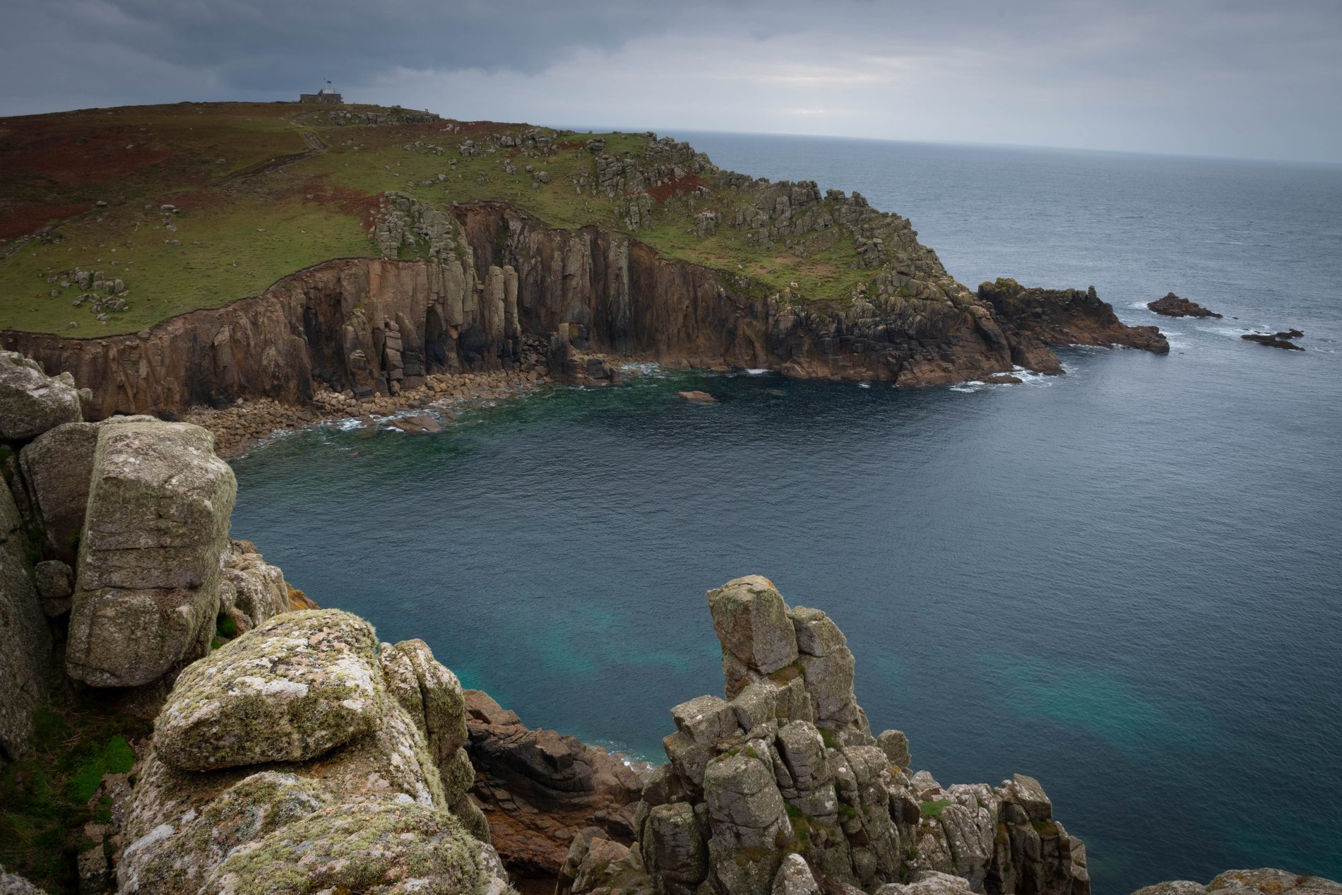Lichen-covered Cliffs, South West Coast Path