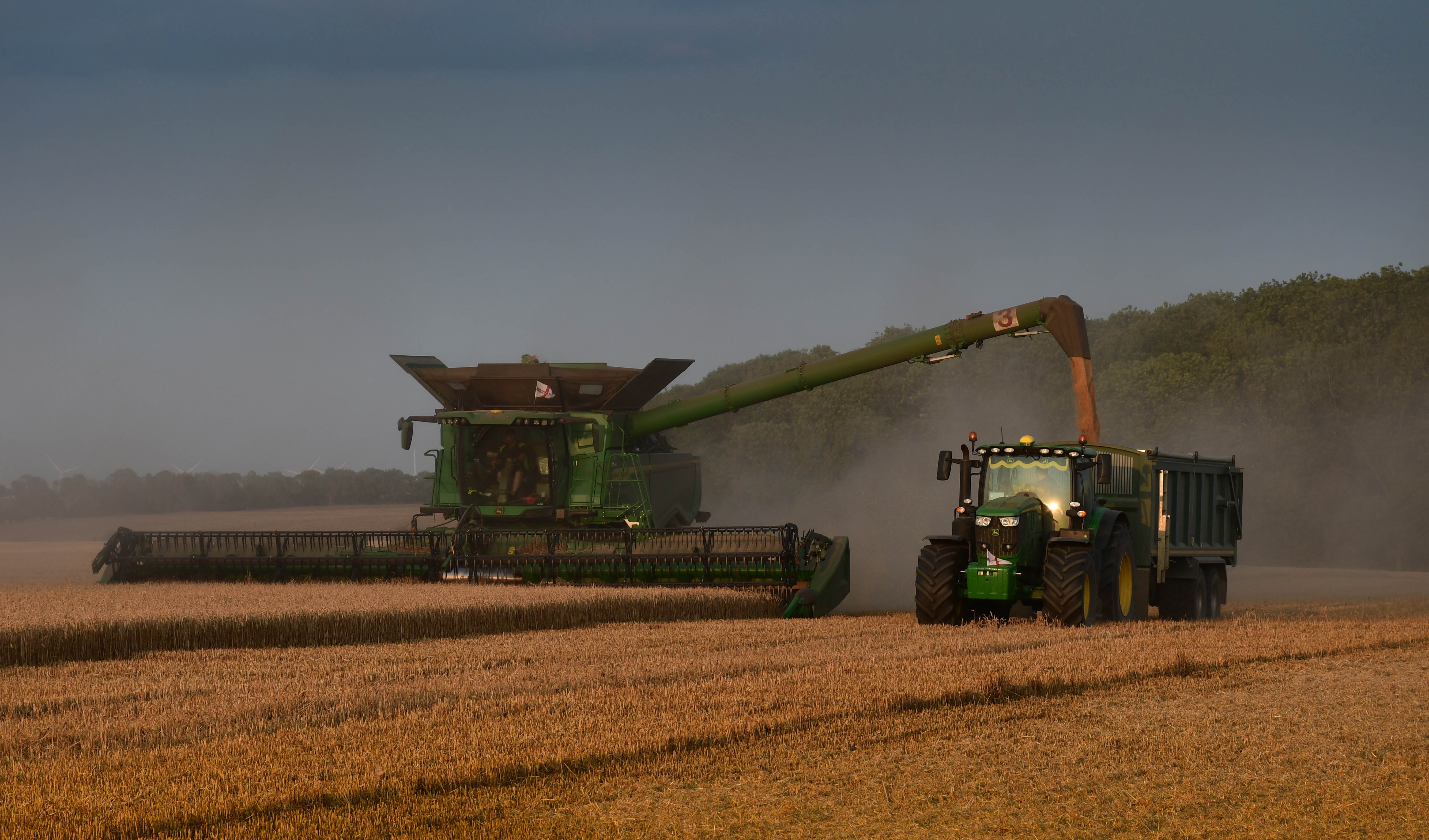 Harvest at Upwood, Cambridgeshire